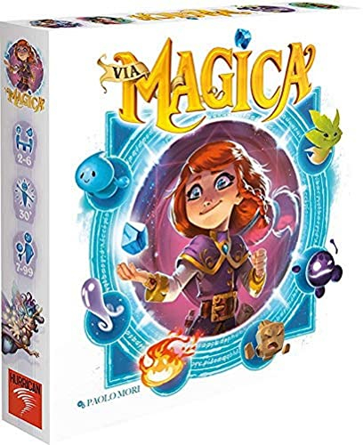 Asmodee | Hurrican | Via Magica | Familienspiel | Kartenspiel | 2-6 Spieler | Ab 7+ Jahren | 30+ Minuten | Deutsch