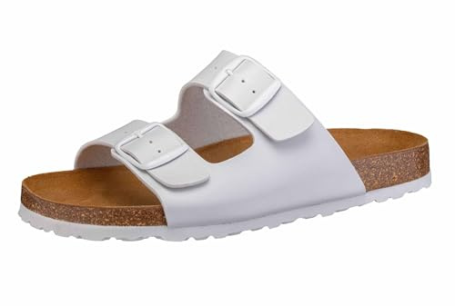 Lico Herren Bioline Man Flache Hausschuhe 49 Weiss