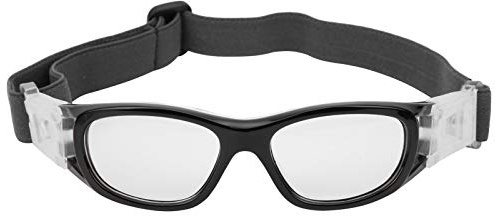 SUNGOOYUE Occhiali, Occhiali sportivi per bambini - Accessorio per occhiali da basket regolabile da calcio per adolescenti(Nero)