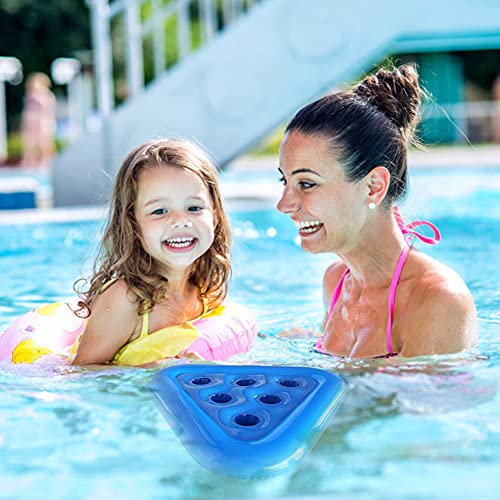 Inflatable Coaster Airbeds Inflatables Swimming Pool Party Bath Beer Glass Holder Pool Accessories Floating Beverage Snack Fruit 6 Cup Holders Coasters Seat Drink Cup Holder for Summer Beach Leisure