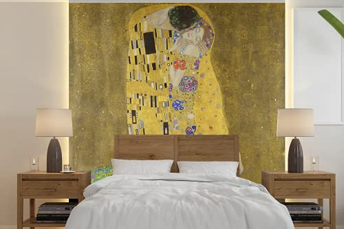 MuchoWow Papier peint Le Baiser - Gustav Klimt Papier peint photo 280x280 cm Papier peint imprimé
