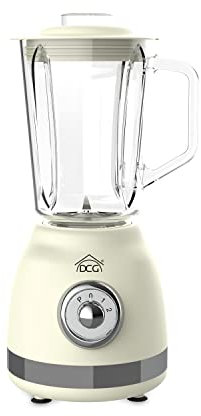 DCG Batidora con vaso de cristal de 1,5 litros