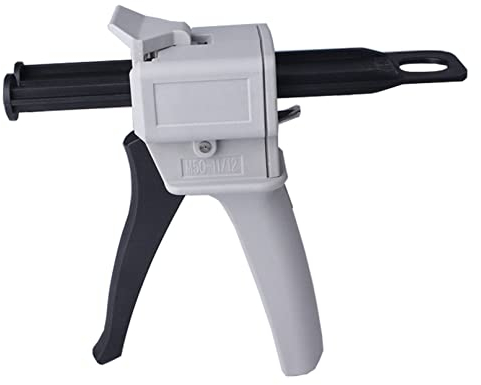 Pistolet à colle époxy AB - 50 ml - 1:1 et 2:1 - Pistolet à résine époxy - Distributeur de diffusion