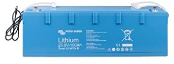 Victron Energy LiFePO Batterie 25,6V 100Ah Smart – Lithium-Eisenphosphat-Akku mit integriertem BMS und Bluetooth