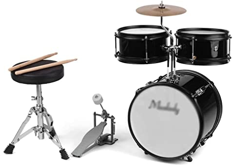 LIOONS Set mit 3 Drum Junior Drum Percussion Instrument Handtrommel mit Becken Drumsticks Einstellbare ätherische Dru Snare Drum
