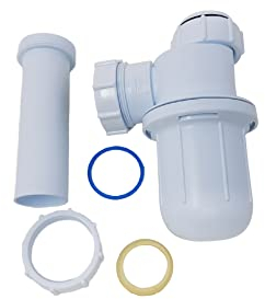 Bottle Trap | Adjustable | Quick and Easy Installation | 40mm/ 1½ | White | Waste System Trap