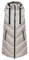 JdY Damen 3/4-lange Steppweste JDYSkylar Padded Hood Waistcoat mit Kapuze 15220630 Chateau Gray/Black M