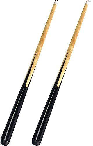 Luxylei Varilla De Billar Corta para Niños, 2 Uds., 50cm, Palo De Billar De Una Pieza De Madera, Taco De Billar Ligero, Accesorios De Billar