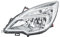 Scheinwerfer H1/H7 mit Stellmotor Silber Vorne Links Kompatibel mit Opel Meriva B S10 10-17 Hella 1Ej354676-011