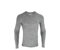 easy casuals Quick-Dry Athletic Long Sleeve T-Shirt: Moisture-Wicking, Stretchable - Lightweight & Durable Performance Wear (UK, Alpha, S, Regular, Regular, Black/Grey Space dye)
