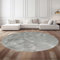 Taracarpet Fellteppich Kunstfell Waschbar - Hasenfell Imitat, Kaninchenfell, Kurzfell | Flauschiger Teppich für Wohnzimmer, Bettvorleger Schlafzimmer - Grau 120x170 cm Oval