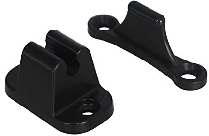 Rordigo Door Retainer Kit T Shape Door Stop Retaining Catch Latch for Rv Caravan Boat Door Retainer Holder Black