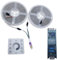 TOPXCDZ 20m Fließendes Wasser Fließendes LED-Streifen licht DC24 WS2811 SMD2835 Pferderennen Pixel Adressierbares Flexibles Lineares Lampen set (Cold White, 2 * 10M Strip+Controller+Power)