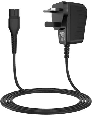 4.3V Replacement for Philips One Blade A00390 Charger, Compatible for Philips Oneblade Trimmer QP2620, QP2520, MG3740, MG3720,MG3722, MG3730, MG5730, MG5720, BT3206, BT3208 QG3330 Shaver UK Plug Cable