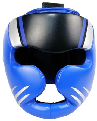 Chaoyilian Boxhelm FüR Sparring,Boxen Kopfschutz Herren,MMA Kickboxen Kampfsport Helm,Boxen Kopfschutz Erwachsene,Boxhelm Kampfsport Helm,Verstellbare Schutzhelm,Kampfsport Thaiboxen Gesichtsschutz