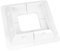 QWORK® Staffe di montaggio per pannelli solari, senza trapano, per camper, camper, tetti, bianco , 4 Pz