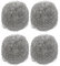 Dezpo Stainless Steel Kettle Descaler Balls, Set of 4 - Effective Limescale Remover, Reusable and Durable Silver Descaling Balls for Clean Kettles & Coffee Makers