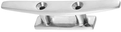Partuto 4 100mm Stainless Steel Flagpole Cleat Hook Boat Deck Rope Cleat | Stainless Steel, Universal, Long Lasting, Durable Material, Direct Replacement