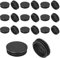 M METERXITY 20-Pack Round Plastic Hole Plugs, 1.97 (50mm) Plastic Tubing End Caps for Patio/Chairs/Fences, Metal Tubing Leg Cap, Furniture Pipe Insert Sliders Glides
