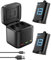TELESIN Confezione da 2 batterie con caricatore per GoPro Hero 13 Black, batterie a lunga durata come quelle originali + custodia di ricarica Fast Charge per accessori Go Pro 13 Black