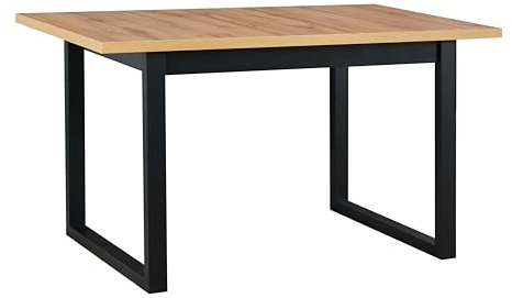 LeafDesign Esstisch, Moderner stilvoller Tisch, Tisch für 4-6 Personen, Made in EU, Ikon 3 M (140x80x77)