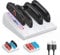 Kinwin Charging Dock for Nintendo Switch 2/1/OLED for Joy-con, Magnetic Charger Station for Joycon 2, Stand Accessory for Switch 2/1/OLED
