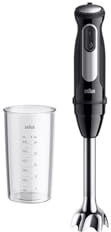 Braun MQ55001M MultiQuick5 Frullatore ad Immersione, Motore 750W, 2 Velocità, Sistema Anti-Goccia, Colore Nero