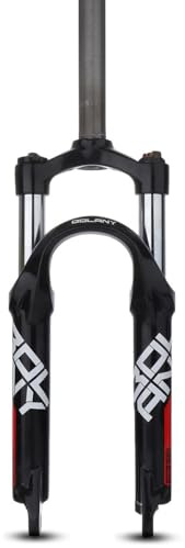 KANGXYSQ 20 Pollici BMX Forcella Ammortizzata for Mountain Bike 1-1/8 Tubo Dritto Forcelle Anteriori for Bici 80 Mm Corsa QR 9x100 Mm Freno A Disco Verrouillage Manuele