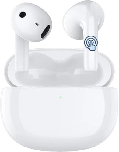 Air Buds Pods Bluetooth Headphones In-Ear Airpots Wireless Bluetooth 5.3 Hi-Fi Stereo Sound IPX7 Waterproof Wireless Earbuds Touch Control for Air pods iOS Samsung Android