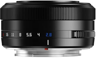 TTARTISAN AF 27mm F2.8 APS-C Pannkaksobjektiv för X-Mount | Aluminiumhölje, Autofokus Med Stegmotor, Bländarring F2, 8-F16, Närfokus 0, 7 Bländarblad, 56° Bildvinkel