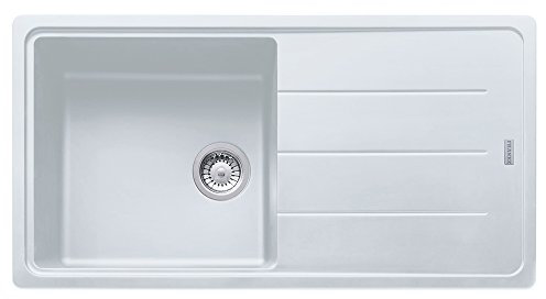 Franke 114.0367.623 Base del Fregadero de la Cocina, Blanco Polar, Set de 4 Piezas