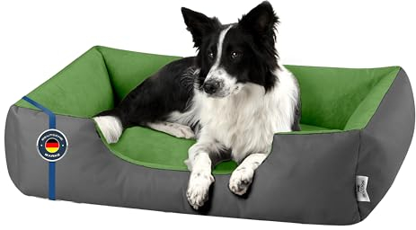 BedDog Hundebett XL - Hundekissen - Hundekorb - Hundecouch - Hundesofa - Bezug abziehbar, Waschbar, für Mittel-Große Hunde