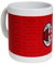 MILAN. Tazza Colazione Cilindrica Mug Gadget Rossonero Prodotto Ufficiale