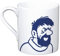 Moulinsart Mug en Porcelaine Taille Unique