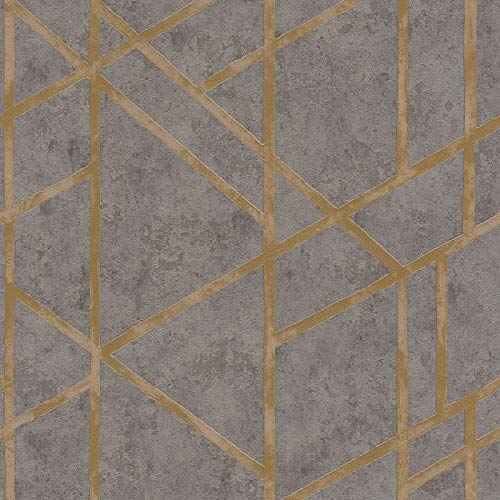 Vliestapete Design-Tapeten Luxus-Tapeten Edle Tapeten Exklusive Tapeten 369281 36928-1 Livingwalls Metropolitan Stories | Grau Silber | Rolle (10,05 x 0,53 m) = 5,33 m²