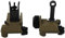 Taktisches KAC 300M Klappvisier, Visier, faltbares Visierset aus Eisen für MK18, geeignet für 20 mm Picatinny-Schiene