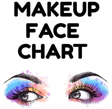 Makeup Face Chart: Blank Makeup Practice Workbook for Makeup Artists