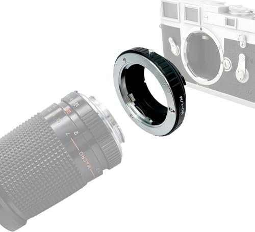 MD-LM Objektivadapter Adapterring,für Minolta MD MC Objektive Kompatibel auf für L M1,M2,M3,M4,M5,M6,M7,M8,MP3 Kameras,Minolta CL;GXR;RF&35 RF.MD to L/M Lens Adapter