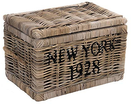 Korbtruhe New York 1928 Korb Rattan Rattankorb Naturrrattan Geflecht