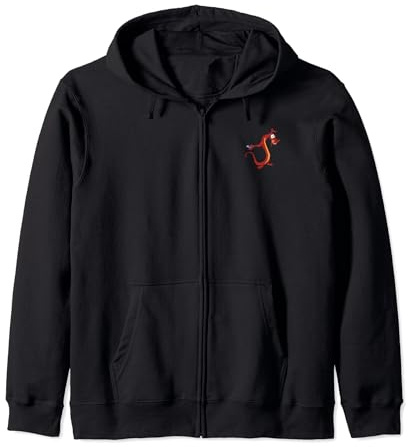 Disney Mulan Mushu Dragon And Cri-Kee Cricket Kapuzenjacke