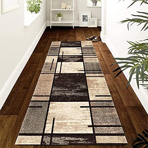 LWPCP Flur Teppichläufer rutschfeste, Waschbare Küche Teppich Mit Niedrigem Flor, Für Balkontreppen Eingang Innentürmatten, Kann Anpassen,0.7X4M