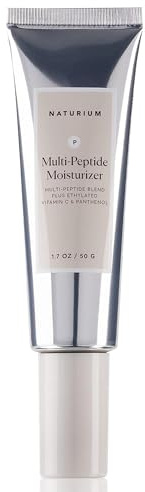 Naturium Multi-Peptide Moisturizer, Hydrating & Smoothing Skin Care, Moisturizes with Ethylated Vitamin C & Panthenol, 1.7 oz