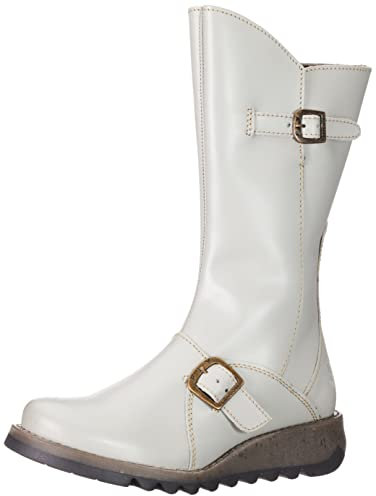 Fly London Mes 2, Stivali con Fibbia Donna, Grigio Cloud, 36 EU