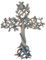 Top Brass Baum des Lebens Wandkreuz 29,5 cm – dekorative spirituelle Kunst Skulptur Bronze Grünspan-Finish