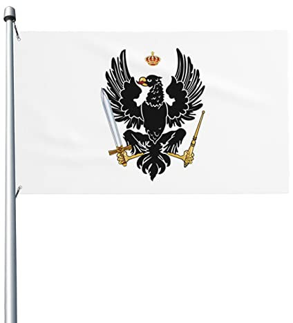 Gartenfahne Flagge des Königreichs Preußen Außenbanner Lustige Lawn Sign Perfekte Yard Sign Für Indoor Rasen Outdoor