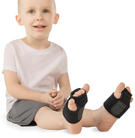 BraceAbility Toe Walking Armband für Kinder Idiopathische Korrekturstrecke Geeignet für Kinder mit Reverse Toe Autismus Hyperaktivitätsstörung Zerebralparese Jugendneurologische Störungen (M)
