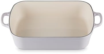 Le Creuset Enameled Cast Iron Signature Rectangular Roaster, 5.25 qt. (11.7 x 16.8) , Shallot