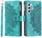 VEEMOS Coque pour Samsung Galaxy S23 5G Cuir PU Étui Portefeuille à Rabat Housse Flip Case avec Porte Cartes Etui de Protection - Vert
