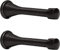 LATRAT 2 Stück Sockelleiste Türstopper, 85 mm Feder Türstopper Wand Türstopper Metall Feder Türstopper mit Sockel und Schraube zum Wänden und Türen Schutz