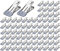 80 Pcs Swimming Pool Cover Clamps-Multifunctional Swimming Pool Above Ground Winter Cover Clips-Stainless Steel Clothes Pins for Above Ground Swimming Pools Towel Spring